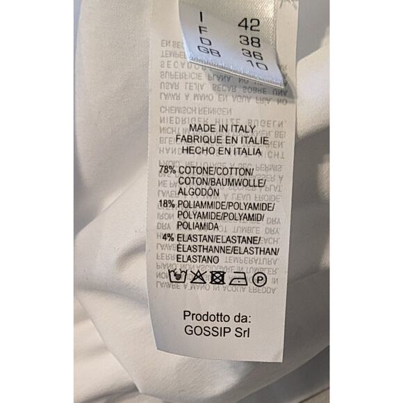 Jennifer Tattanelli Casini Pachira Wrap Sheath Dress Size 42 US 6 - Picture 7 of 13